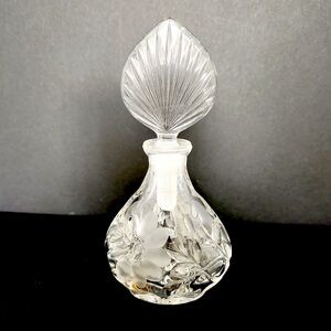 Vintage Princess House Heritage Romance Perfume Bottle 24% Lead Crystal Bottle